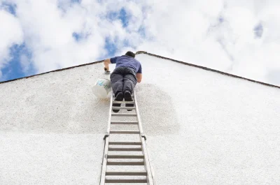 Peinture extérieure au Mesnil-Aubert — façades et ravalement